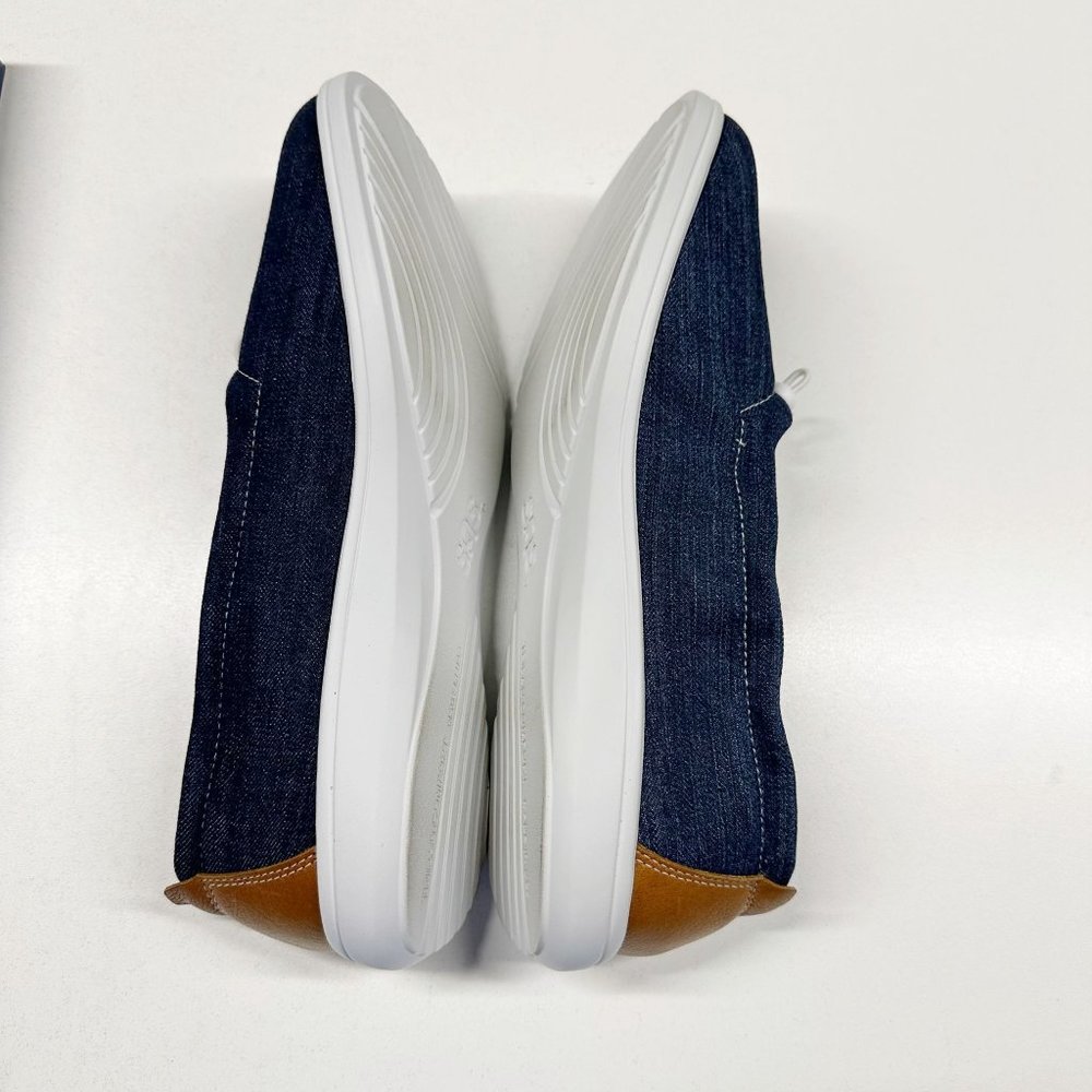 SAS Funk Blue Jean Slip On Loafer Comfort Shoes Womens Size 12 M - Picture 3 of 8